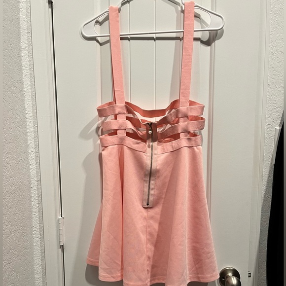 Women’s A Line Suspender Skirt Dress Princess Peach Costume Cosplay Size S - Picture 5 of 8